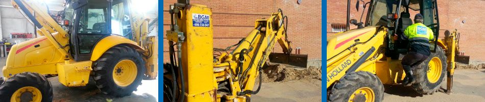 BGM Construcciones y Servicios maquinaria para excavaciones